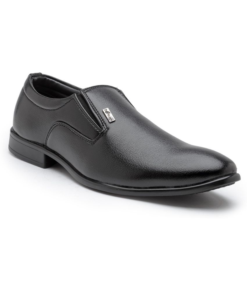     			Action - Black Men's Slip On Formal Shoes