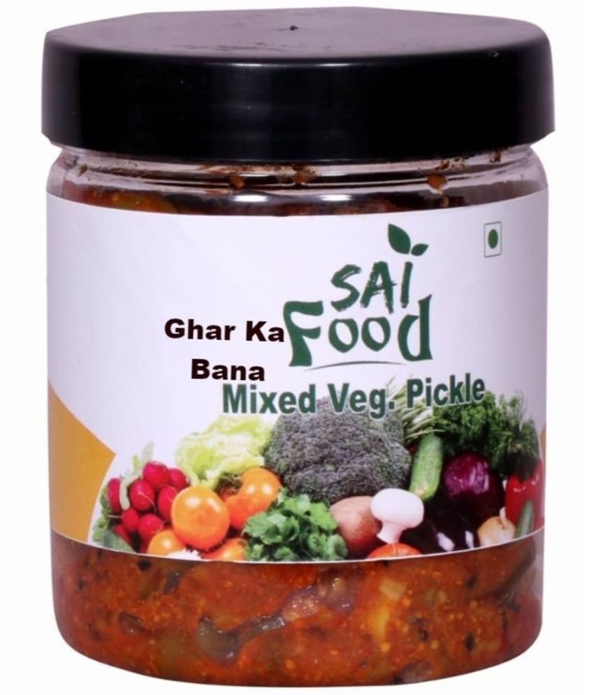     			SAi Food GHAR_KA_BANA All in one Mixed Pickle | Traditional Punjabi Flavor, Tasty & Spicy | Mixed achar Pickle 250 g