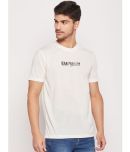 UBX Pack of 1 Cotton Blend Regular Fit Men's T-Shirt ( Off White )