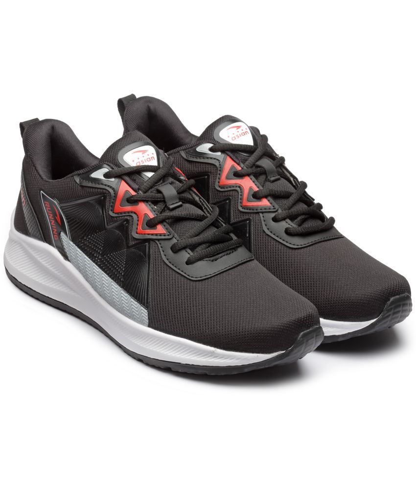     			ASIAN - NEXON-03 Black Men's Sports Running Shoes