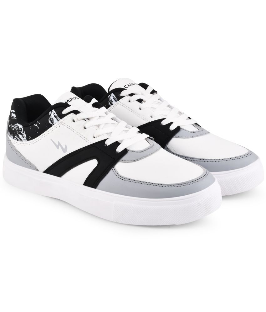     			Campus OG-04 - White Men's Sneakers