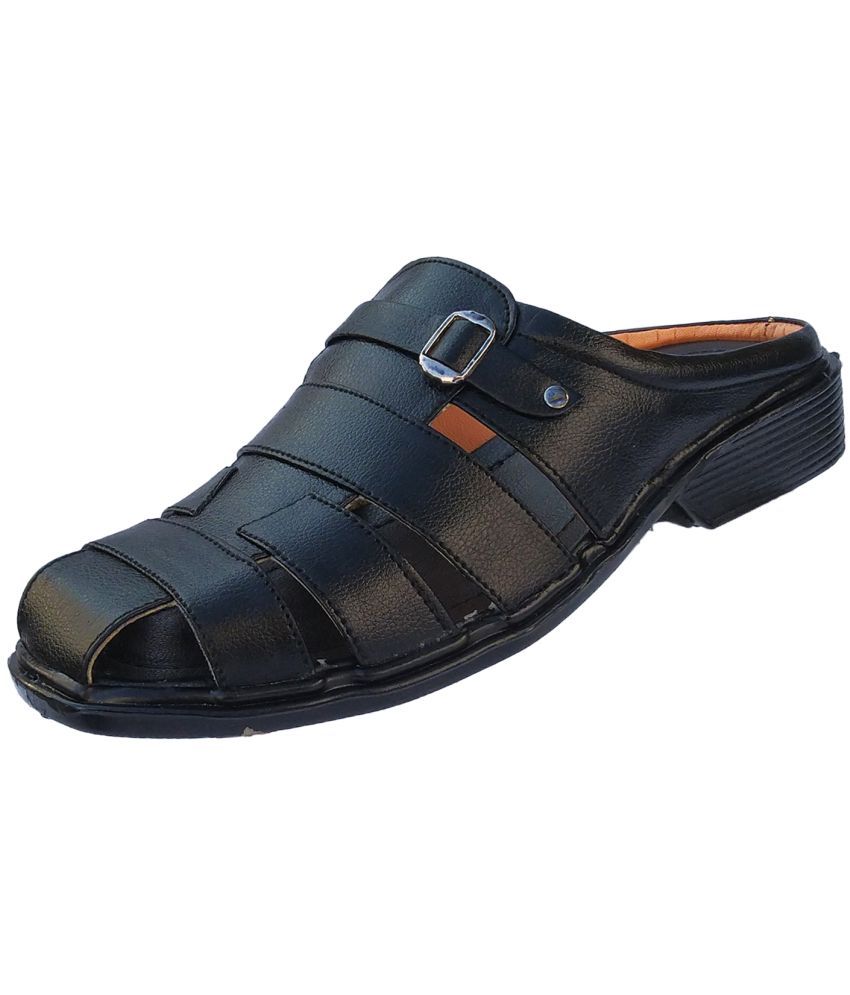     			Dream Makers - Black Men's Sandals