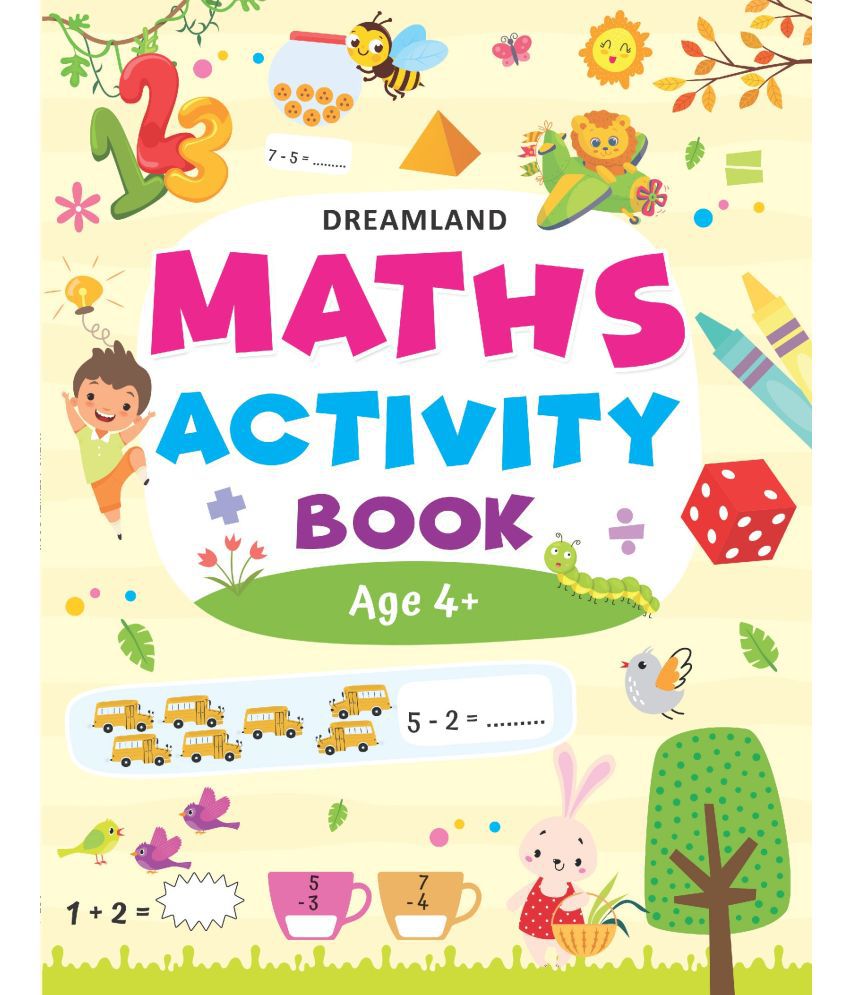     			Maths Activity Book Age 4+