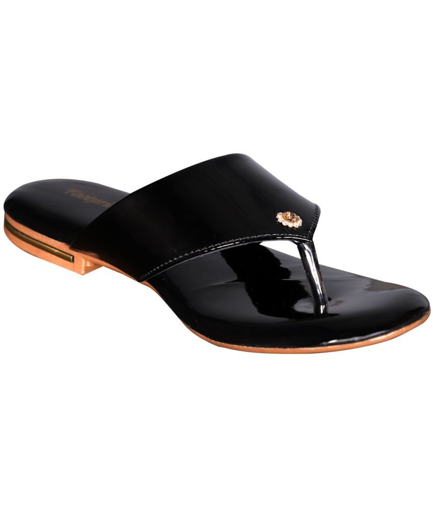     			Footprints - Black Women's Flats