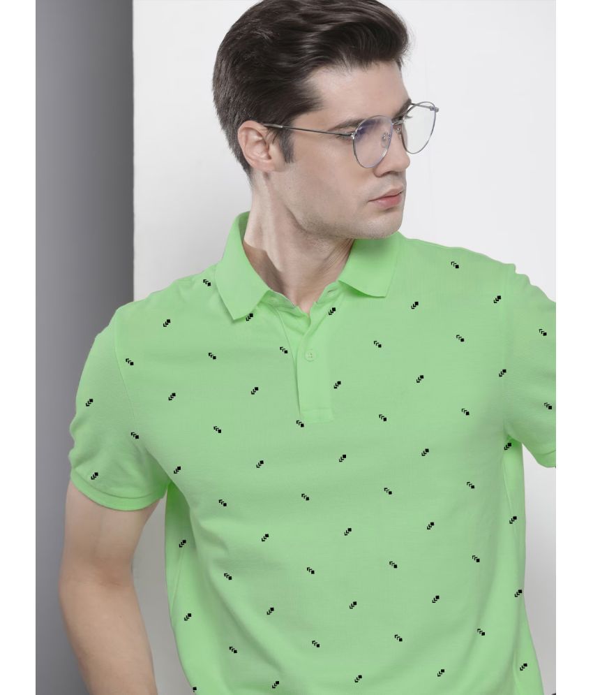     			Merriment - Green Cotton Blend Regular Fit Men's Polo T Shirt ( Pack of 1 )