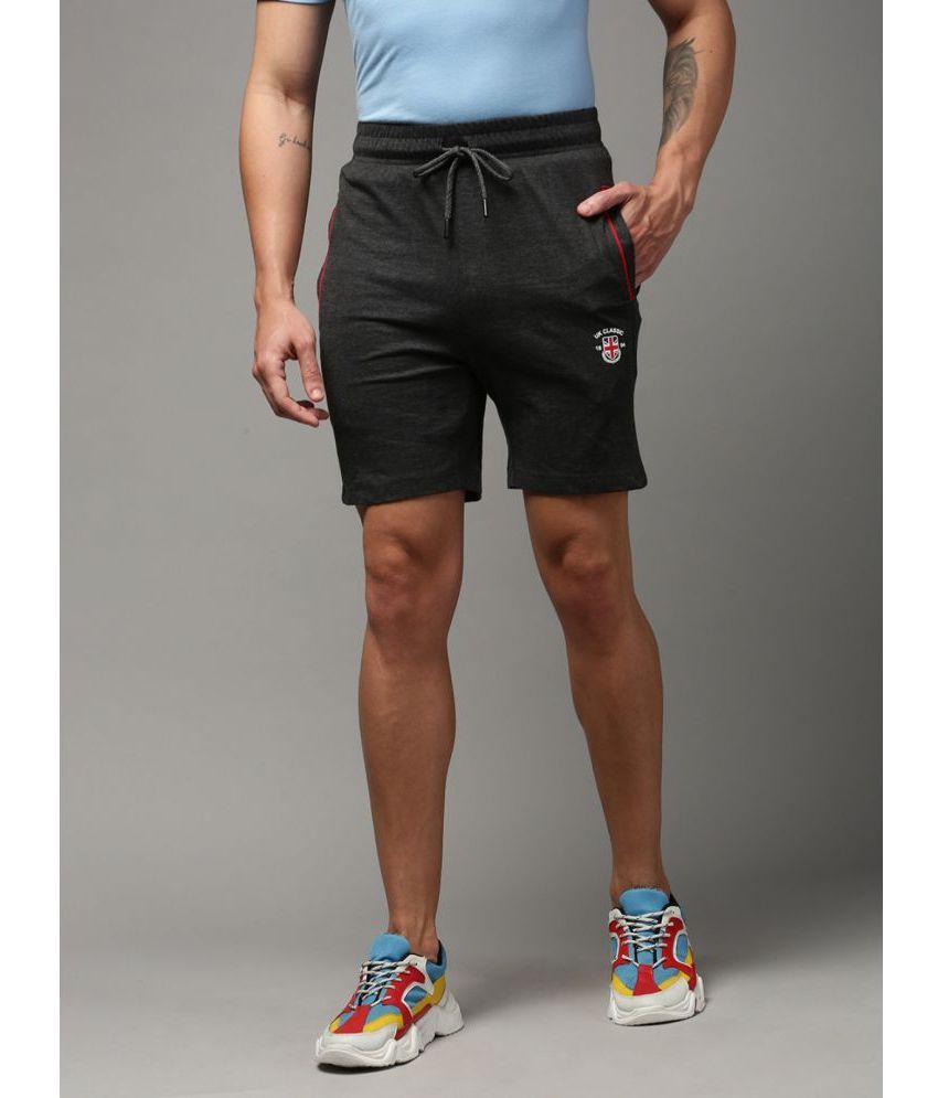     			ONN - Charcoal Cotton Men's Shorts ( Pack of 1 )