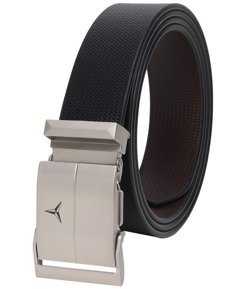     			SILKSHOPPING - Black 100% Leather Men's Formal Belt ( Pack of 1 )