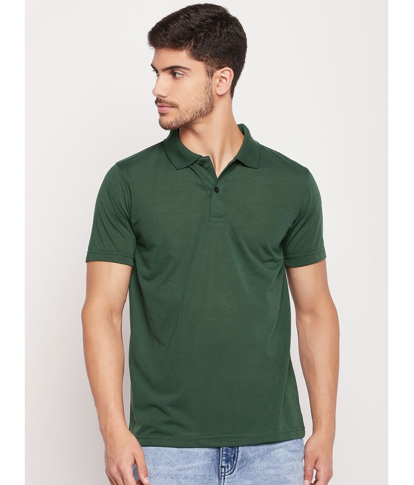     			UBX - Olive Cotton Blend Regular Fit Men's Polo T Shirt ( Pack of 1 )