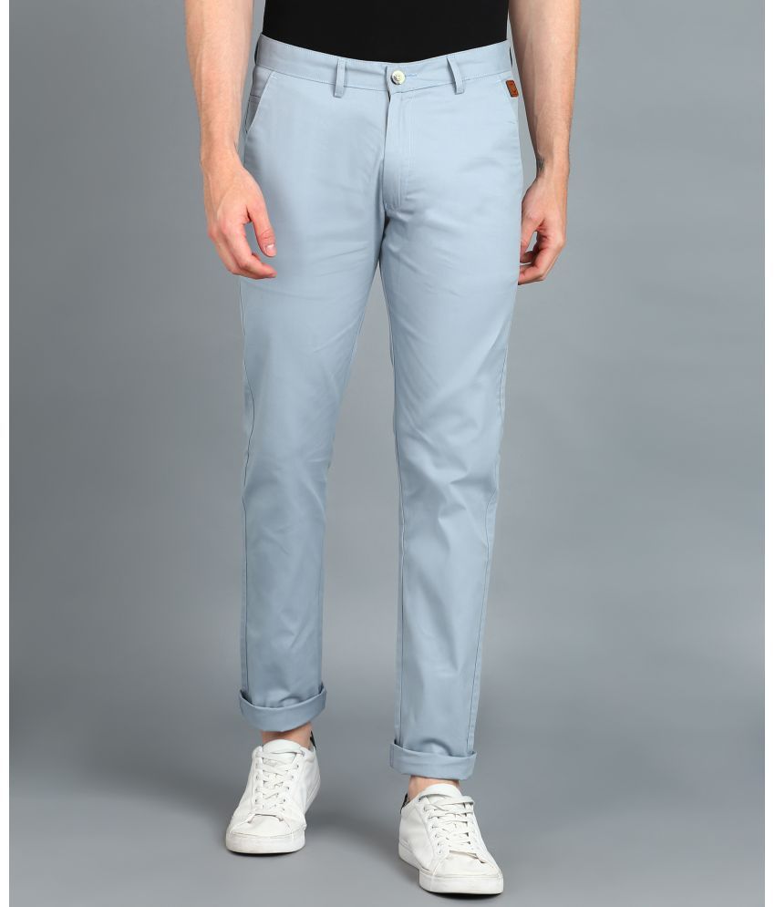     			Urbno Fashion Blue Slim Chinos ( Pack of 1 )