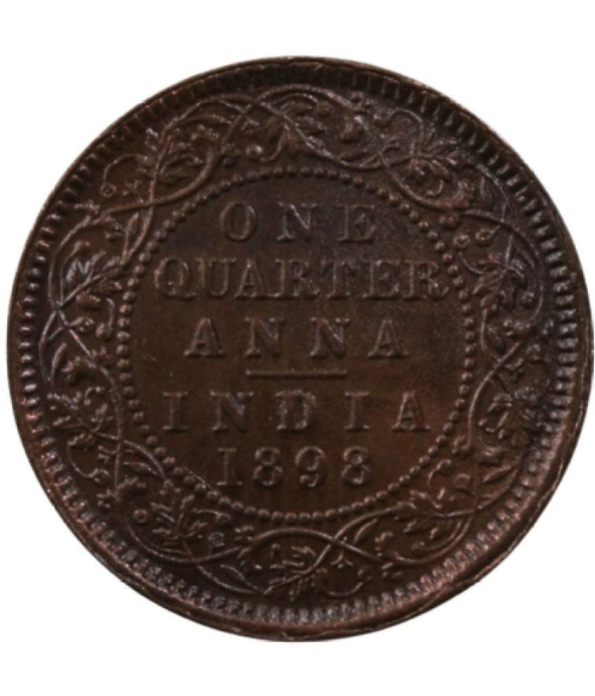     			newWay - 1 Quarter Anna (1898) 1 Numismatic Coins