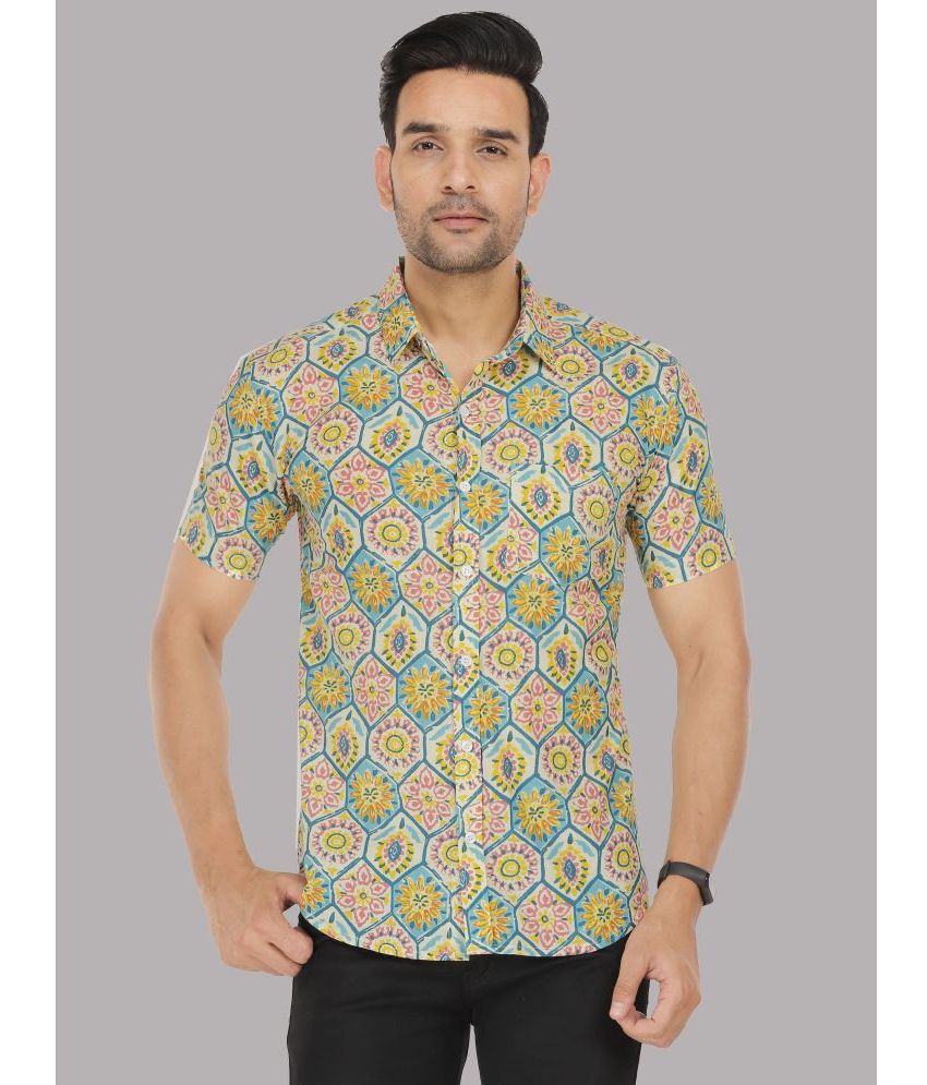     			ravishree - Multicolor Cotton Blend Regular Fit Men's Casual Shirt ( Pack of 1 )