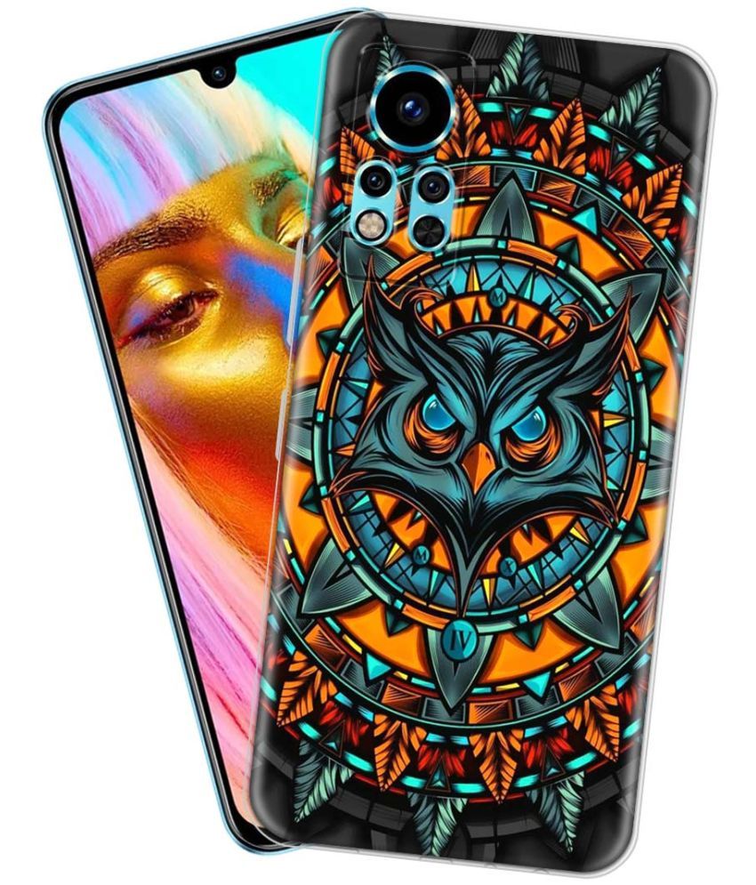     			NBOX - Multicolor Silicon Printed Back Cover Compatible For infinix Note 12 i ( Pack of 1 )