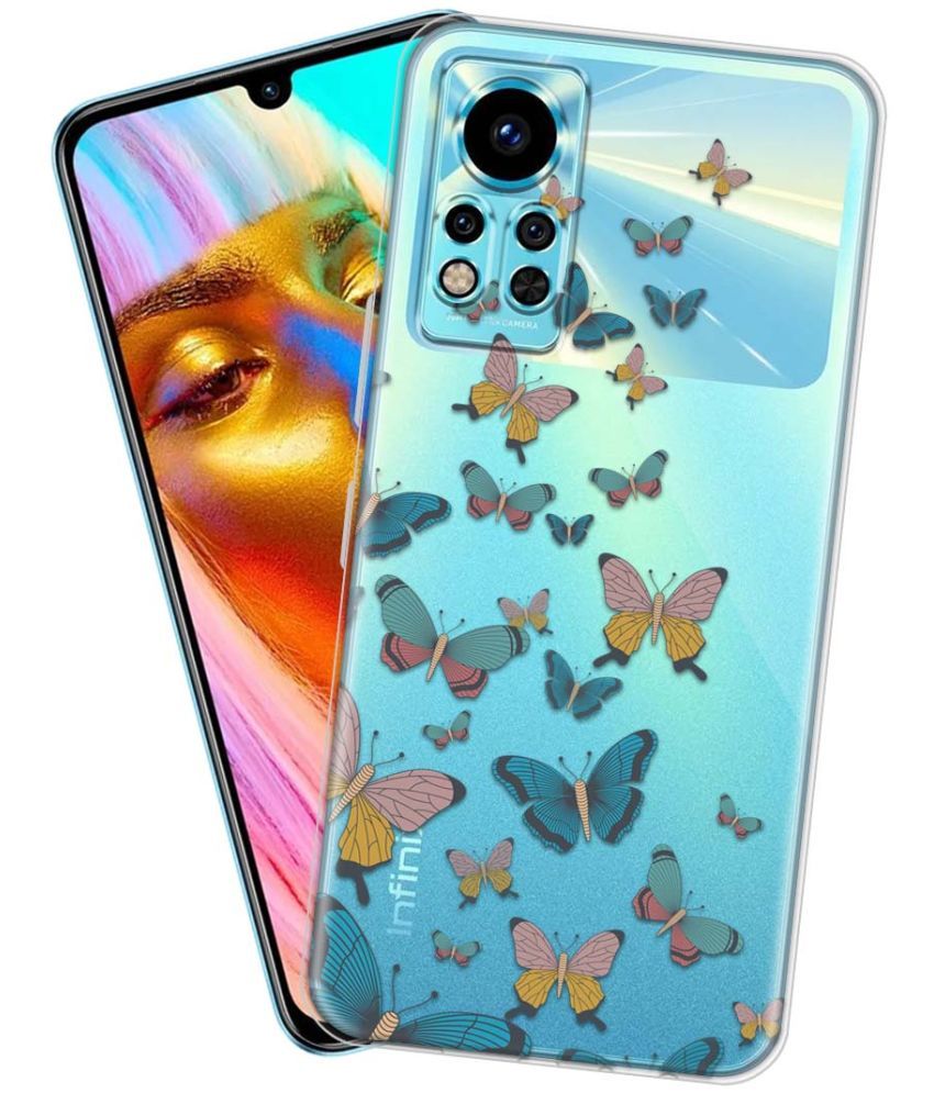     			NBOX - Multicolor Silicon Printed Back Cover Compatible For infinix Note 12 i ( Pack of 1 )