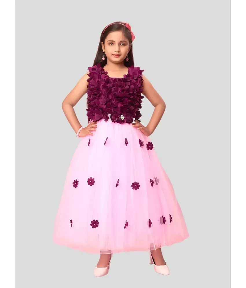 Vintage Girls Kids Party Costume Wedding Formal Long Dress For 6Y15Y  Buy  Vintage Girls Kids Party Costume Wedding Formal Long Dress For 6Y15Y  Online at Low Price  Snapdeal