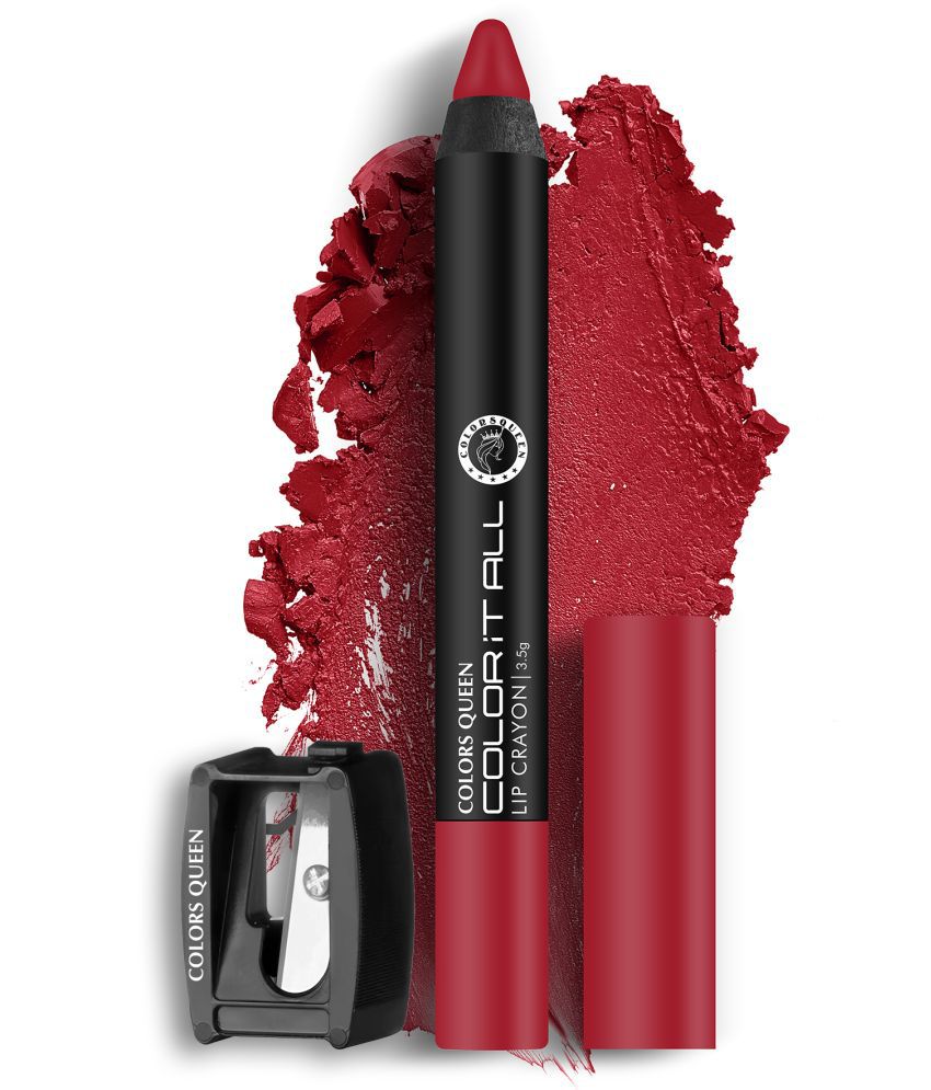     			Colors Queen - Crimson Red Matte Lipstick 5