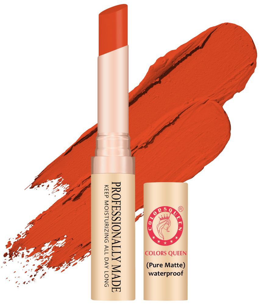     			Colors Queen - Orange Matte Lipstick 4
