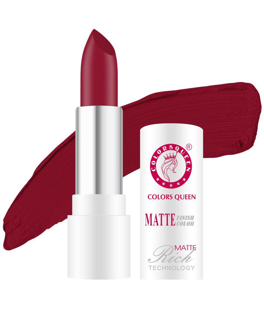     			Colors Queen Rich Matte Non Transfer Matte Lipstick (Matte Red)