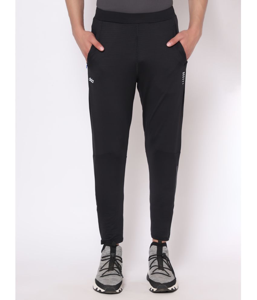     			Dida - Black Polyester Men's Sports Trackpants ( Pack of 1 )