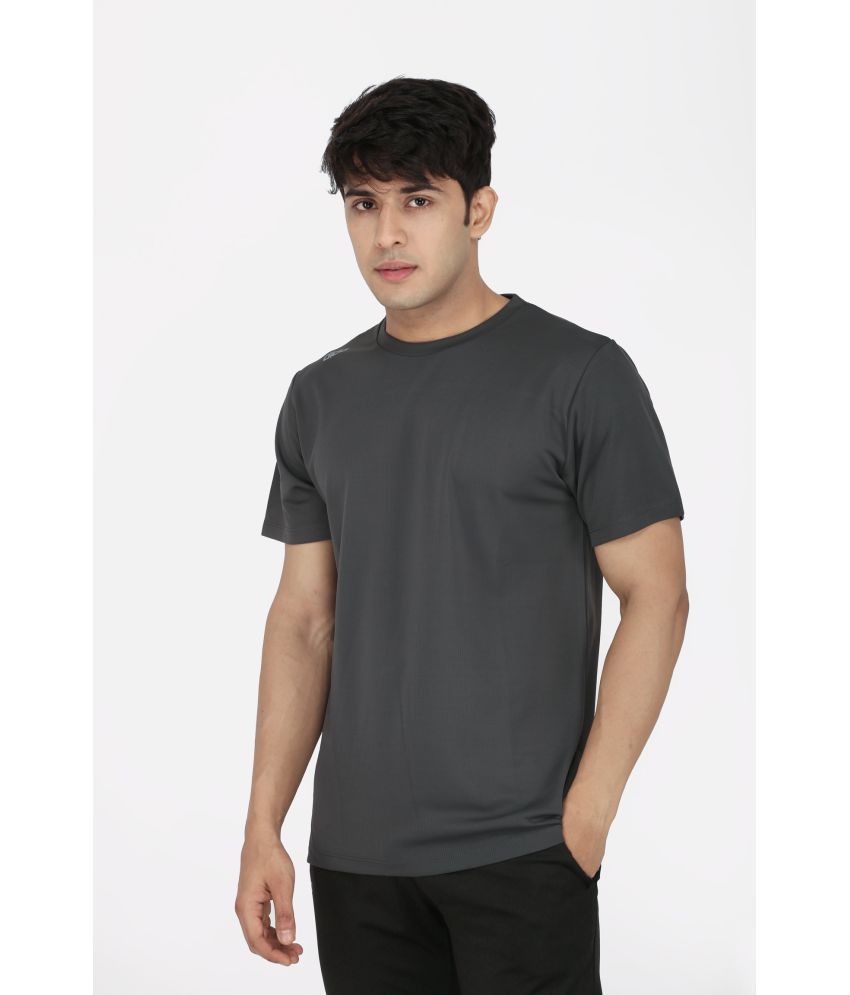     			Dida - Grey Polyester Regular Fit Men's Sports T-Shirt ( Pack of 1 )