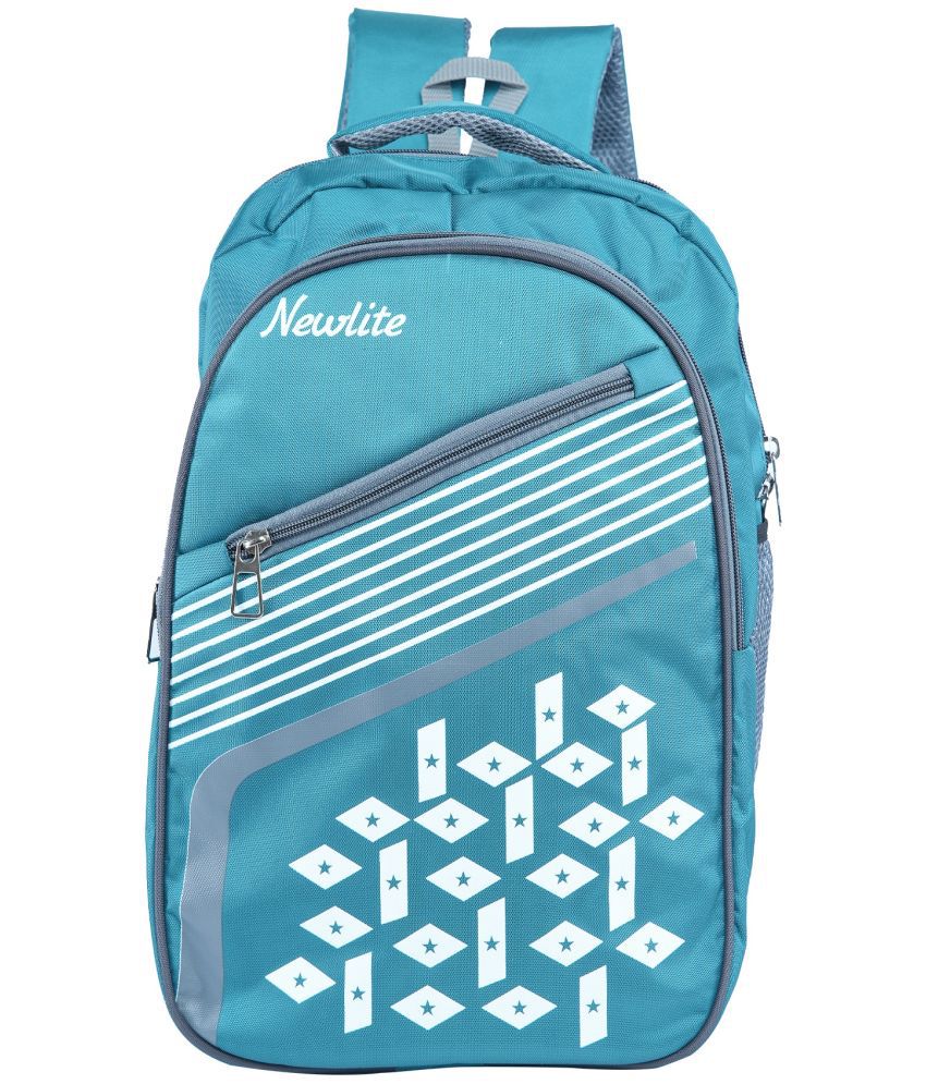    			Maglan - Green Polyester Backpack For Kids