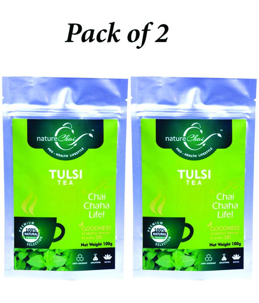     			NATURE CHAI Tulsi Tea Loose Leaf 100 gm Pack of 2