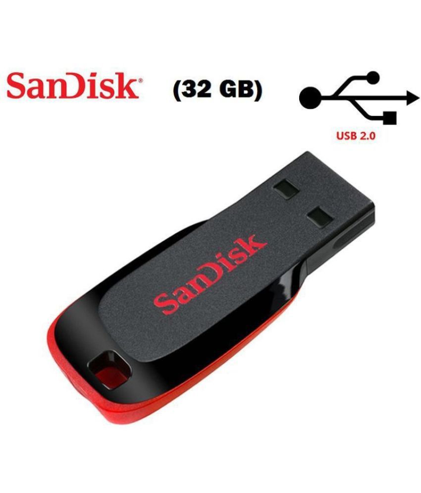     			SanDisk - Cruzer Blade Pen Drive ( 32GB )