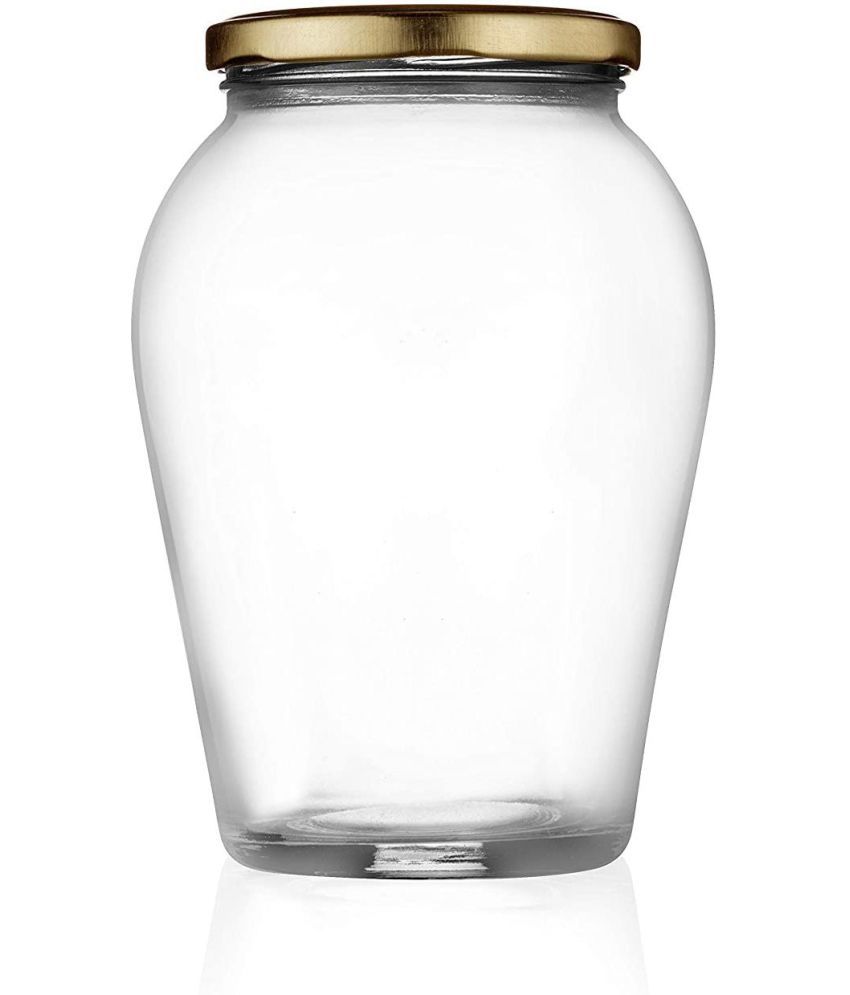     			Somil - Storage Container Glass Transparent Pickle Container ( Set of 1 )