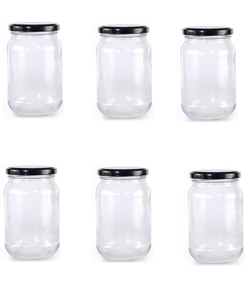     			Somil - Storage Container Glass Transparent Utility Container ( Set of 6 )