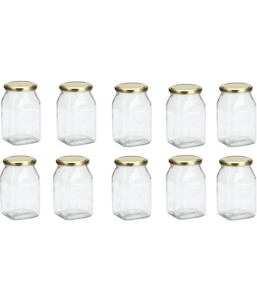     			Somil - Storage Container Glass Transparent Utility Container ( Set of 10 )