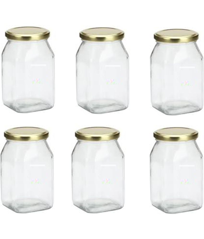     			Somil - Storage Container Glass Transparent Utility Container ( Set of 6 )