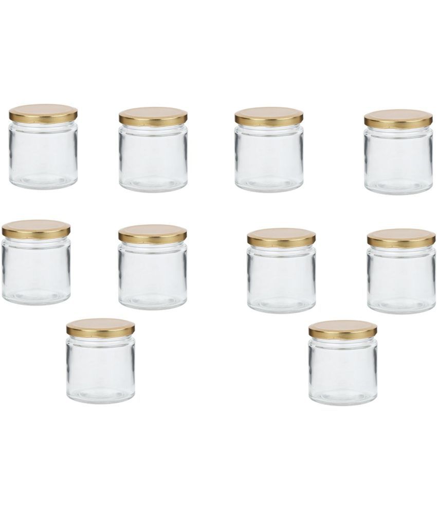     			Somil - Storage Container Glass Transparent Utility Container ( Set of 10 )
