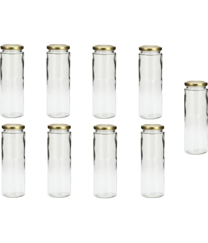     			Somil - Storage Container Glass Transparent Pickle Container ( Set of 9 )