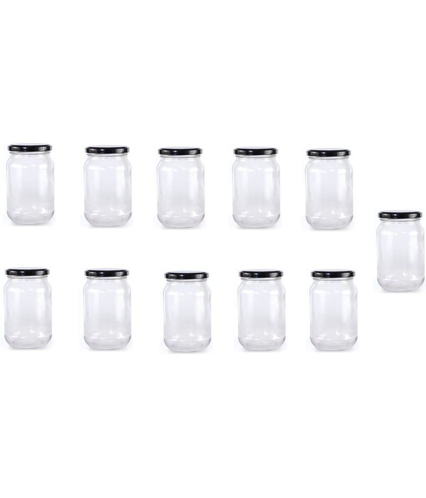     			Somil - Storage Container Glass Transparent Tea/Coffee/Sugar Container ( Set of 11 )