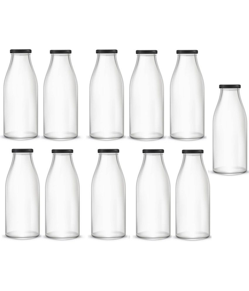     			Somil - Stylish Kitchen Storage & Serving Glass Bottle Transparent Water Bottle 500 mL ( Set of 1 )
