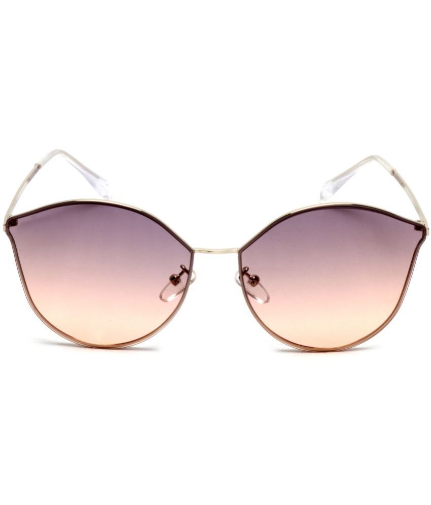     			MESPEE - Beige Oval Sunglasses ( Pack of 1 )