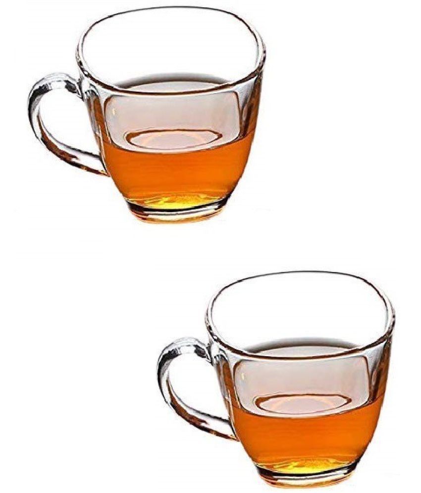     			Somil - Glass Self Stirring Tea Cup 180 ml ( Pack of 2 )