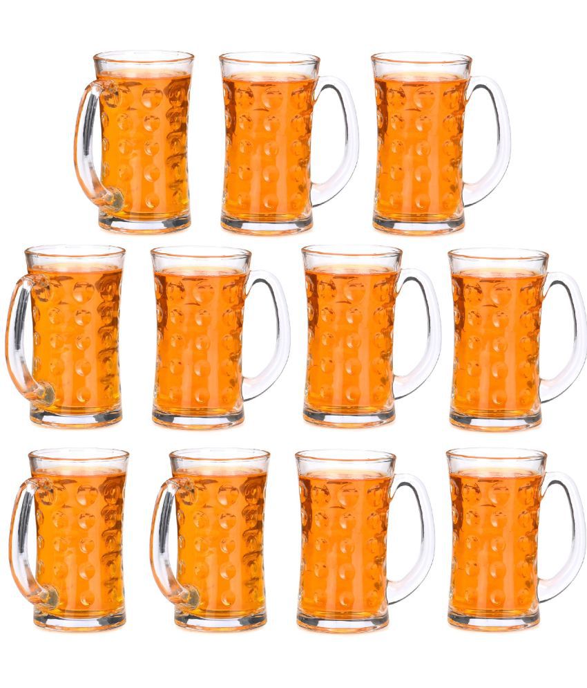     			Somil Beer Mug Glasses Set,  400 ML - (Pack Of 11)
