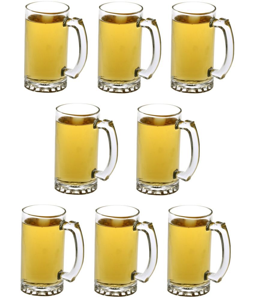     			Somil Beer Mug Glasses Set,  500 ML - (Pack Of 8)