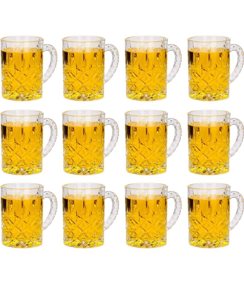     			Somil Beer Mug Glasses Set,  450 ML - (Pack Of 12)