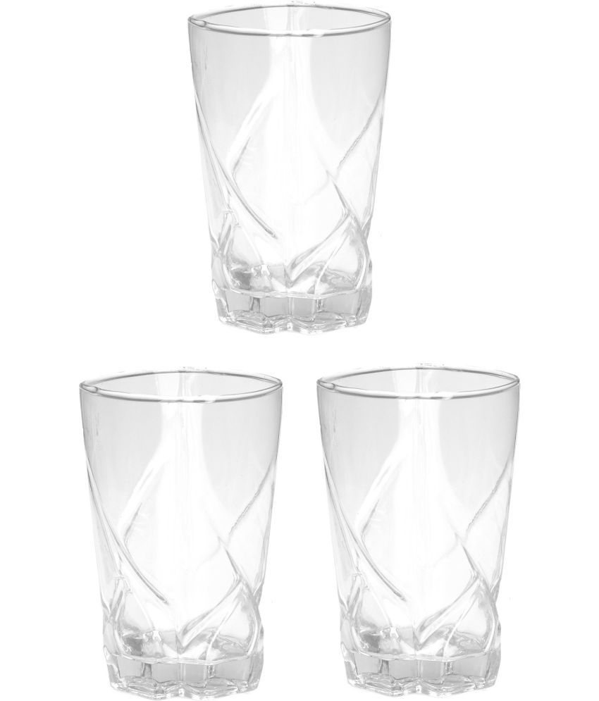     			Somil Water/Juice  Glasses Set,  280 ML - (Pack Of 3)