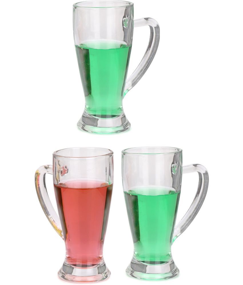     			Somil Beer Mug Glasses Set,  250 ML - (Pack Of 3)