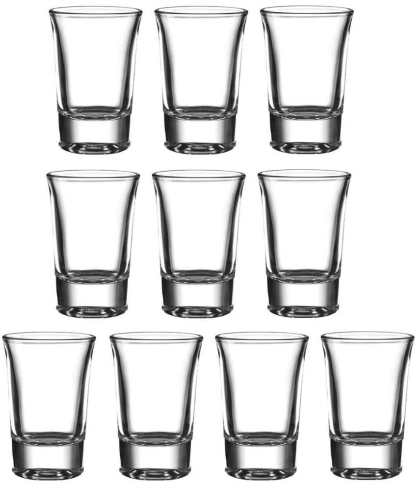     			Somil Shot  Glasses Set,  30 ML - (Pack Of 10)