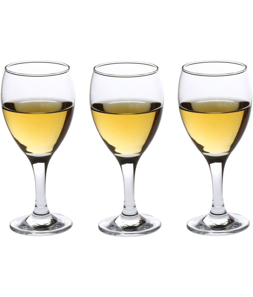     			Somil Wine  Glasses Set,  250 ML - (Pack Of 3)