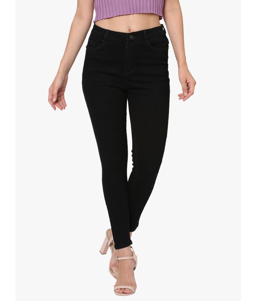 TAPA - Black Cotton Blend Regular Fit Women's Jeans ( Pack of 1 )