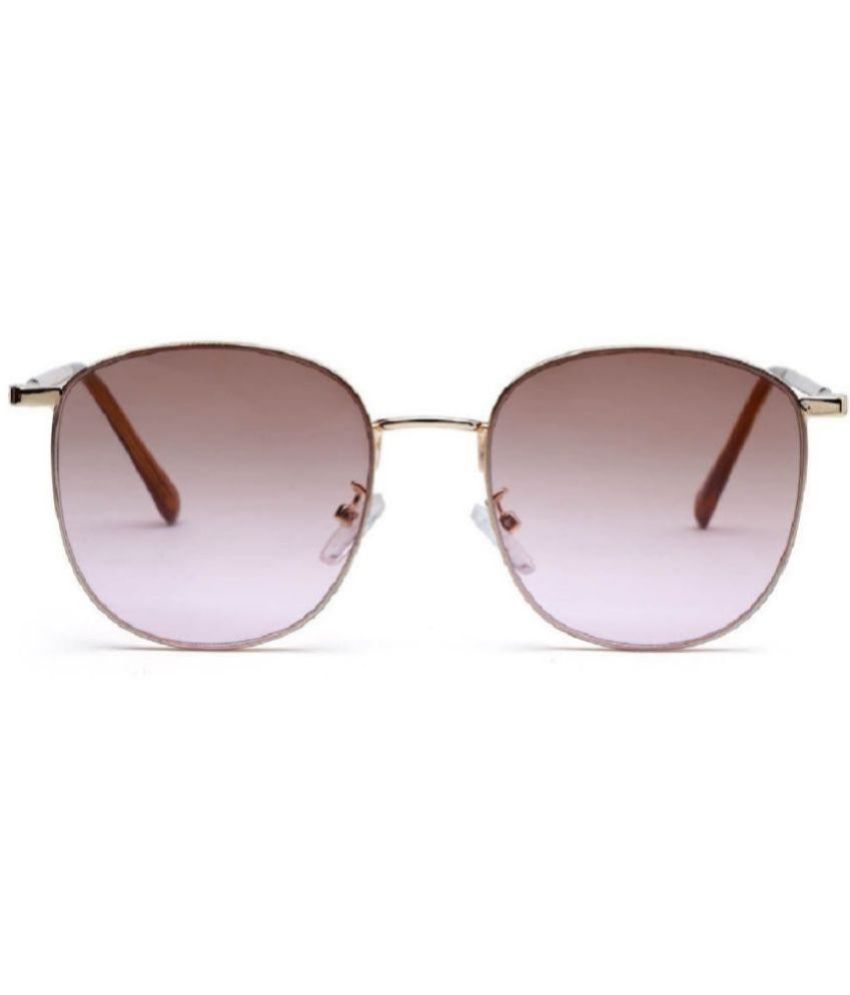     			YourSpex - Gold Oval Sunglasses ( Pack of 1 )
