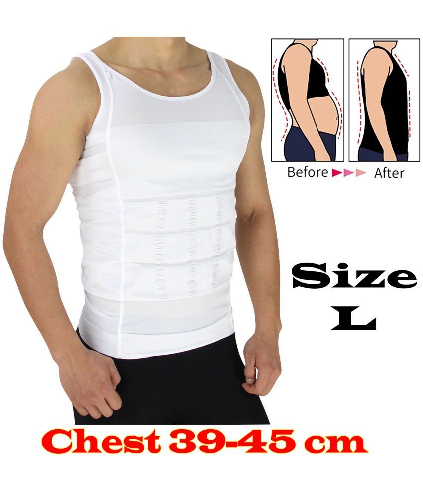     			JMALL SIZE L Men Weight Loss Slimming Shirt Waist Belt Abdominal Support L