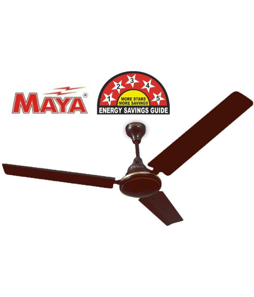     			Maya 1200 MAYA Super Eco Tech Ceiling Fan Brown