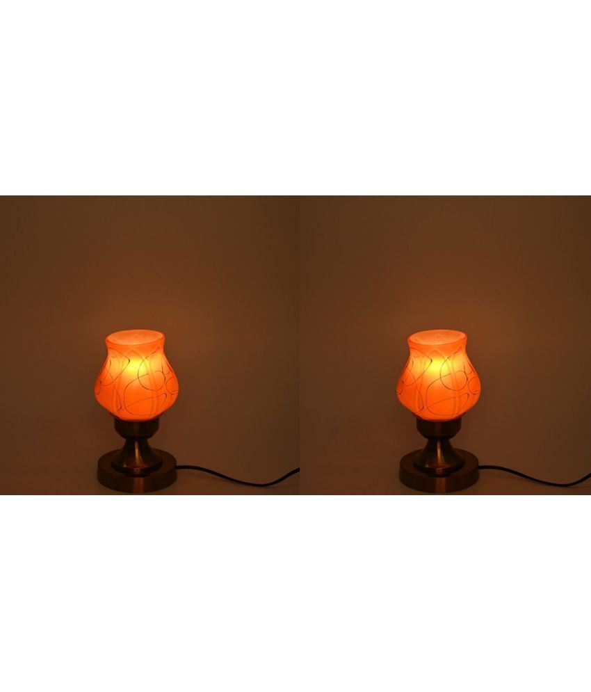     			Somil - Brown Decorative Table Lamp ( Pack of 2 )