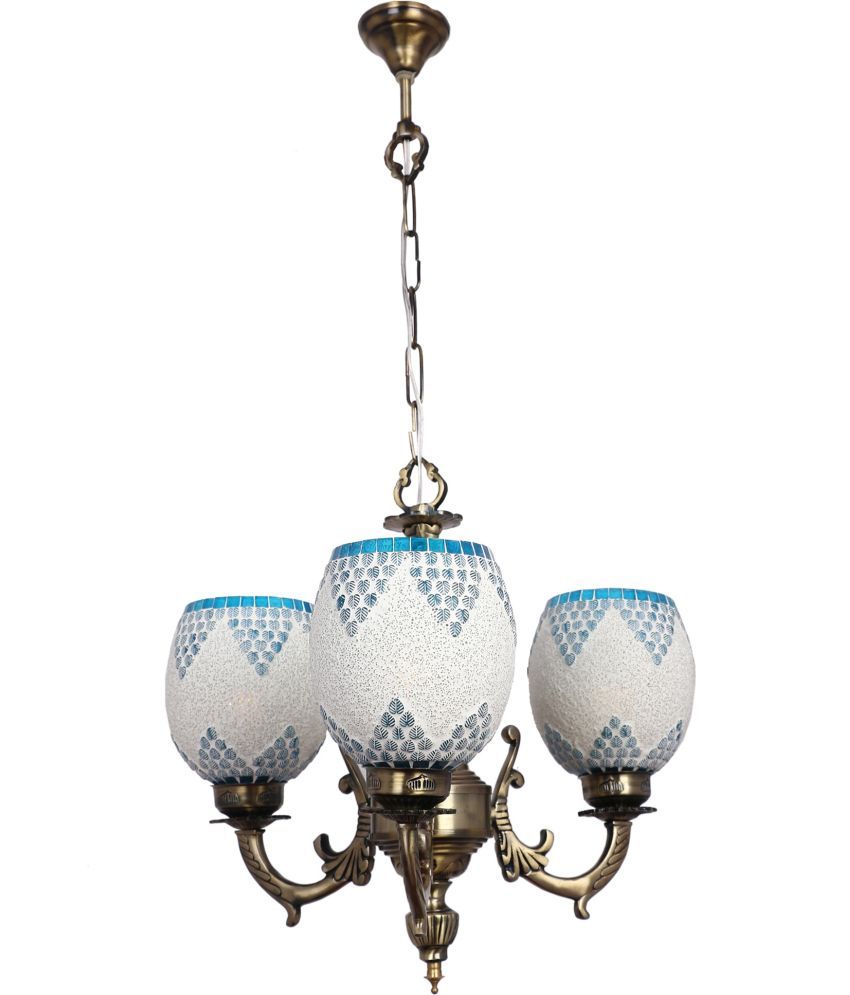     			Somil Glass Chandeliers Pendant Blue - Pack of 1