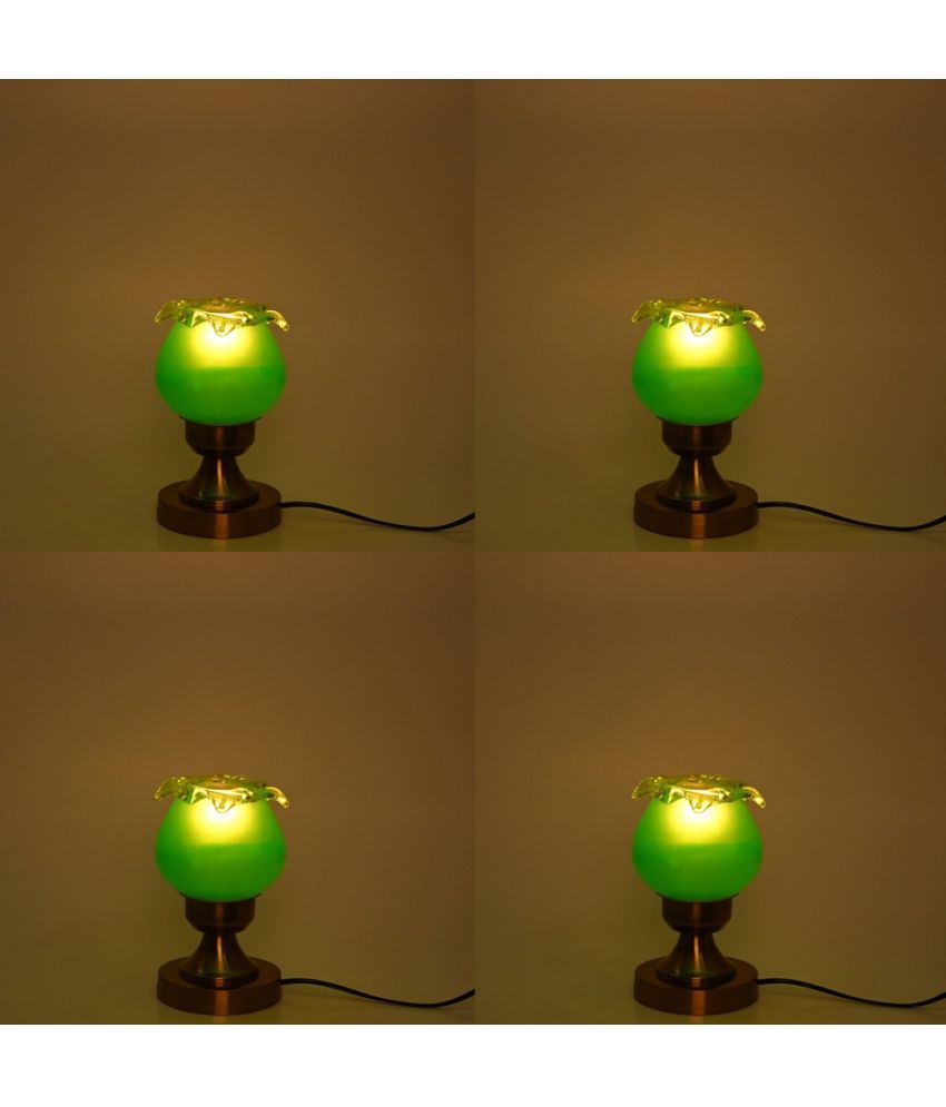     			Somil - Green Decorative Table Lamp ( Pack of 4 )
